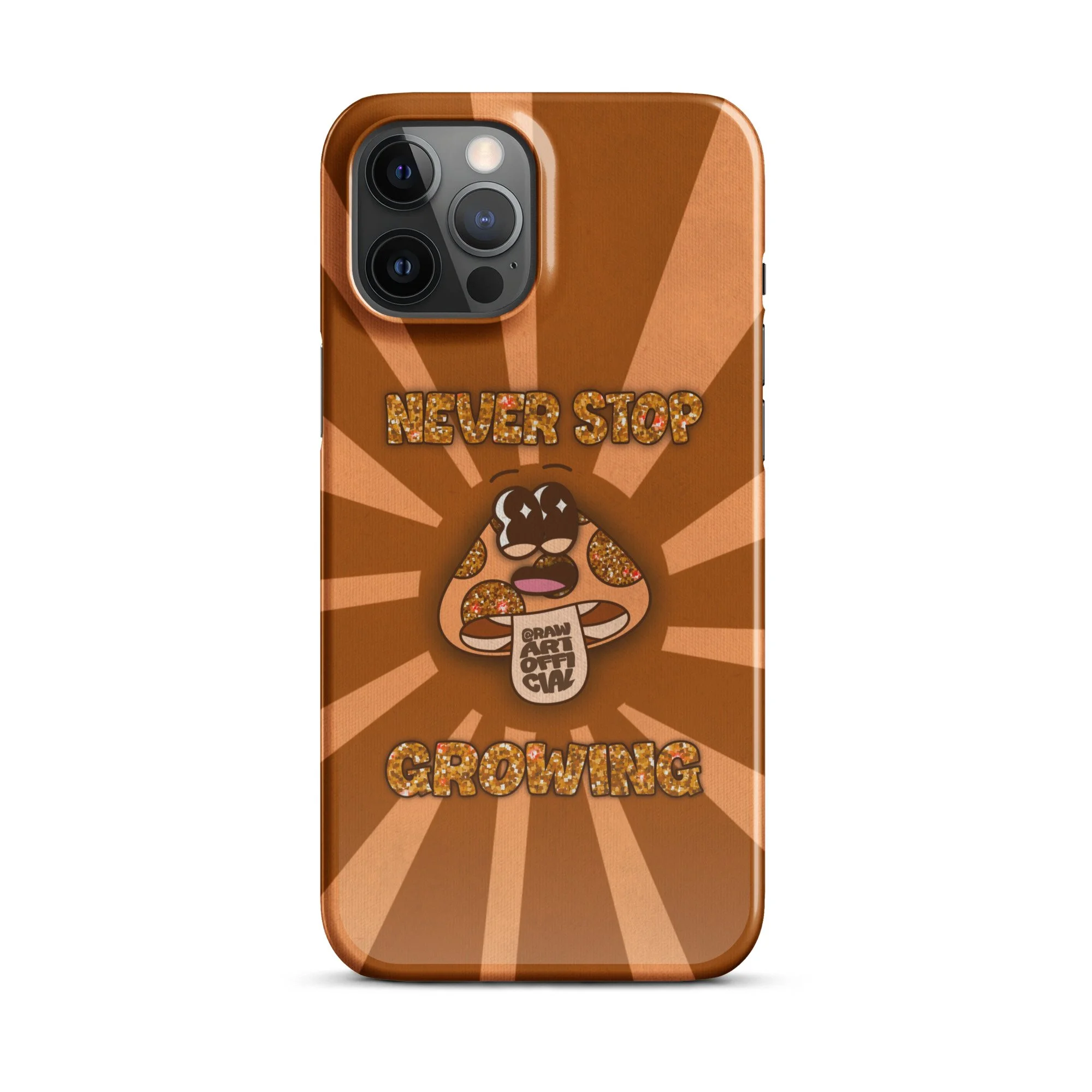 Never Stop Growing Snap case for iPhone® - POP ARTIST @RAWARTOFFICIAL