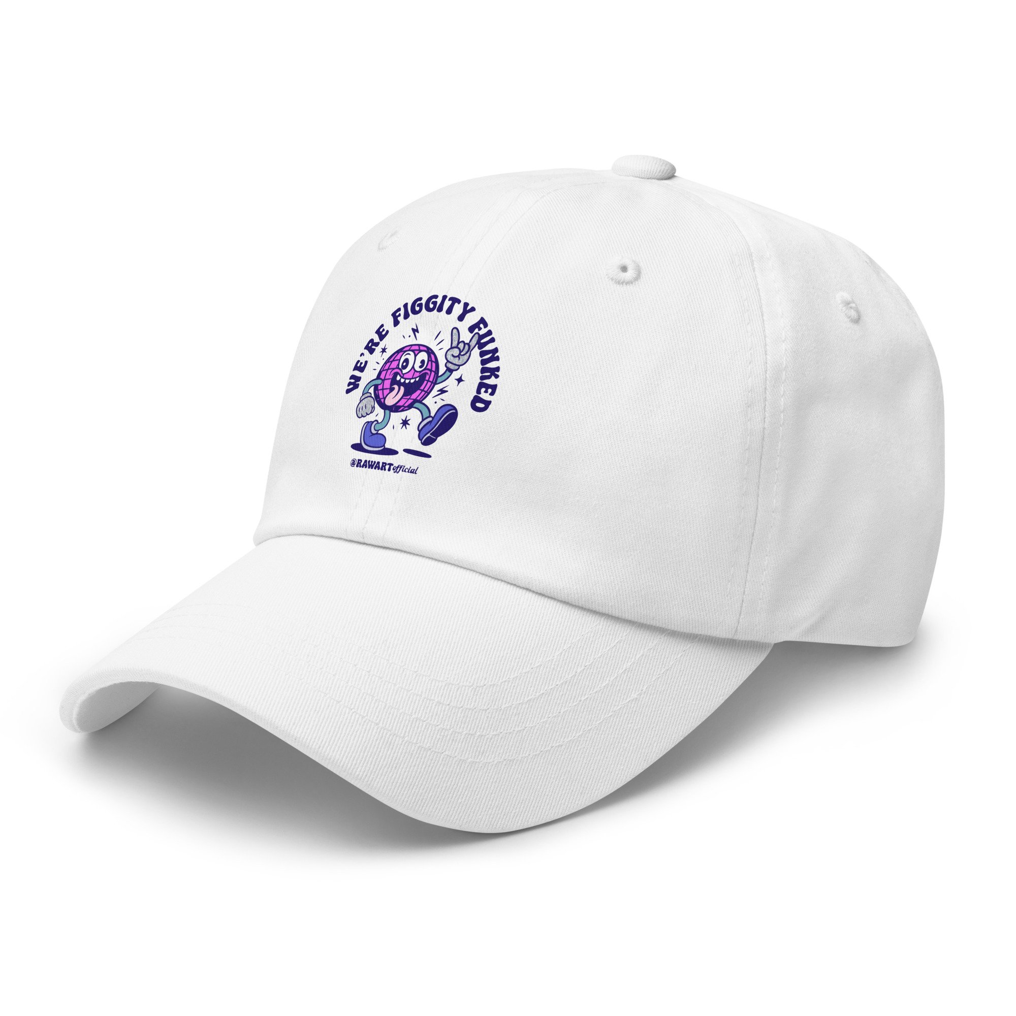We’re Figgity Funked™ Dad Hat – Unstructured Low-Profile Cotton Cap with Adjustable Buckle - POP ARTIST @RAWARTOFFICIAL