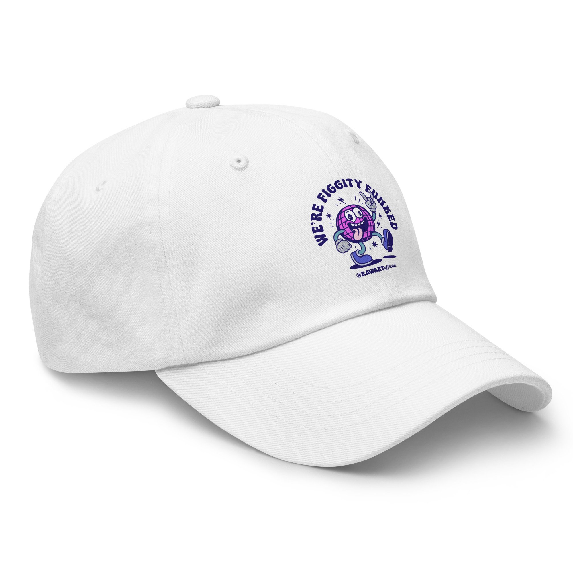 We’re Figgity Funked™ Dad Hat – Unstructured Low-Profile Cotton Cap with Adjustable Buckle - POP ARTIST @RAWARTOFFICIAL