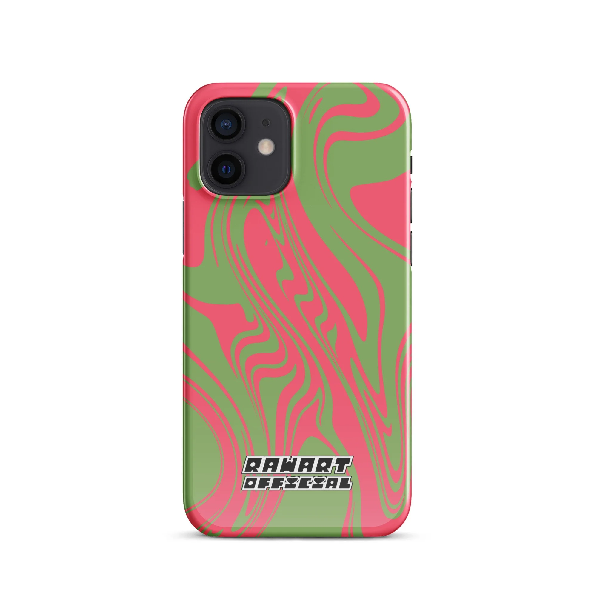 🍉💚 “Raspberry Riptide” iPhone® Snap Case │ Watermelon-Wave Y2K Cover 💚🍉 - POP ARTIST @RAWARTOFFICIAL