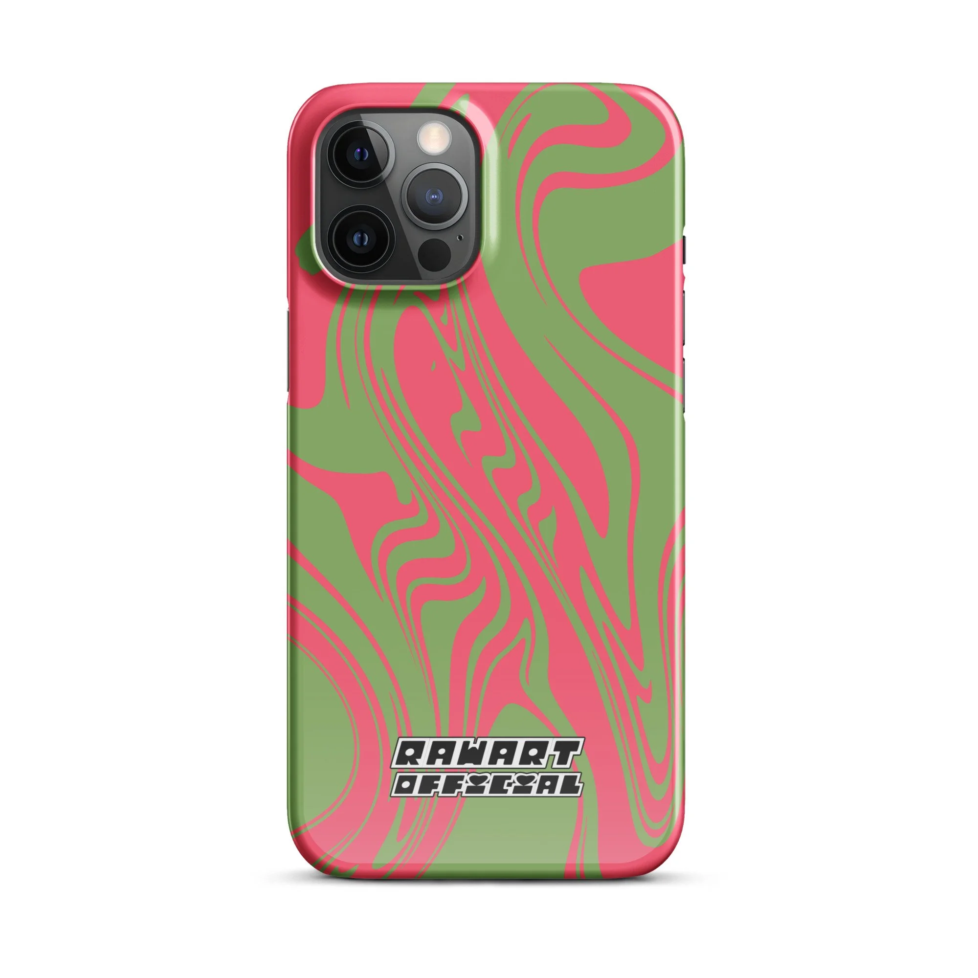 🍉💚 “Raspberry Riptide” iPhone® Snap Case │ Watermelon-Wave Y2K Cover 💚🍉 - POP ARTIST @RAWARTOFFICIAL