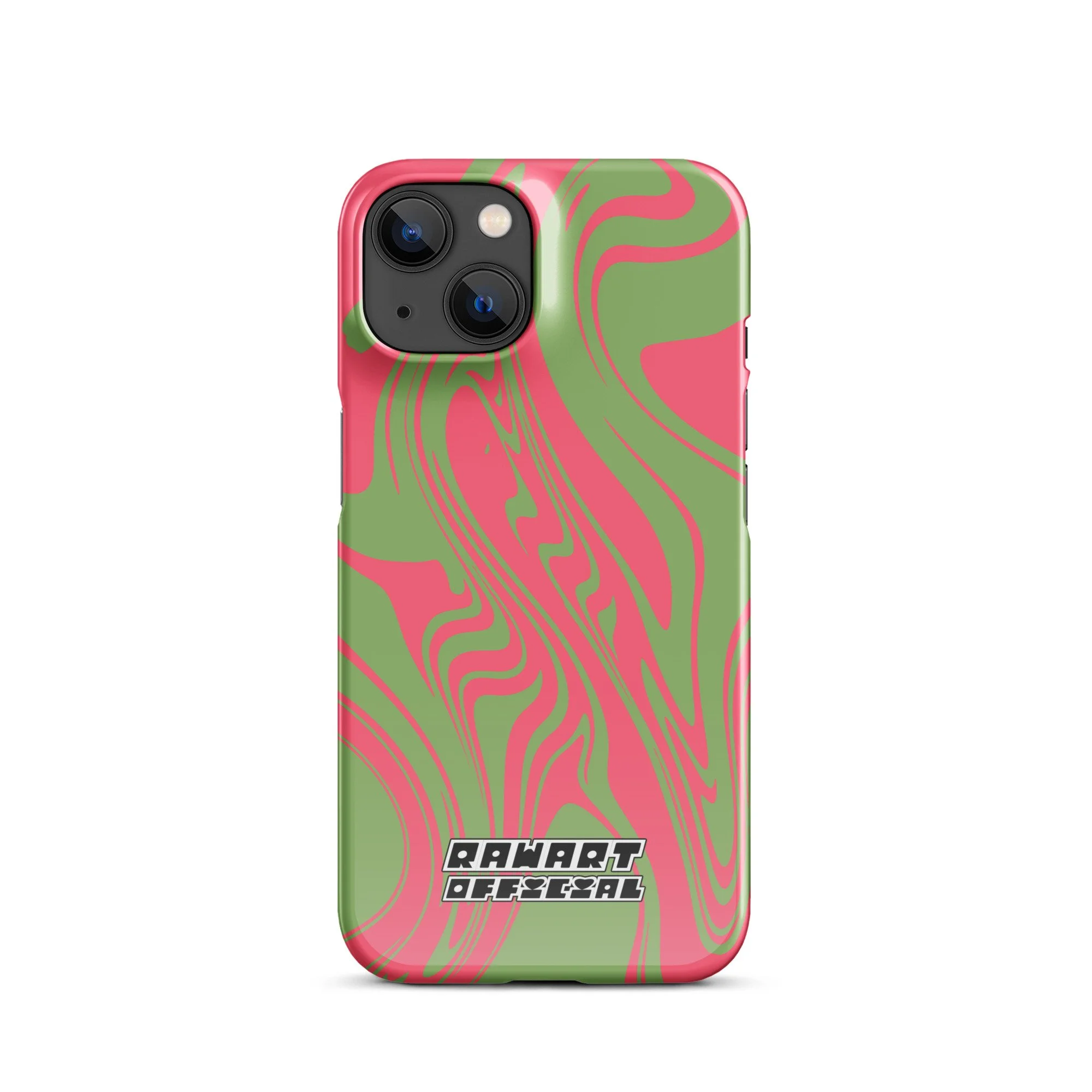 🍉💚 “Raspberry Riptide” iPhone® Snap Case │ Watermelon-Wave Y2K Cover 💚🍉 - POP ARTIST @RAWARTOFFICIAL