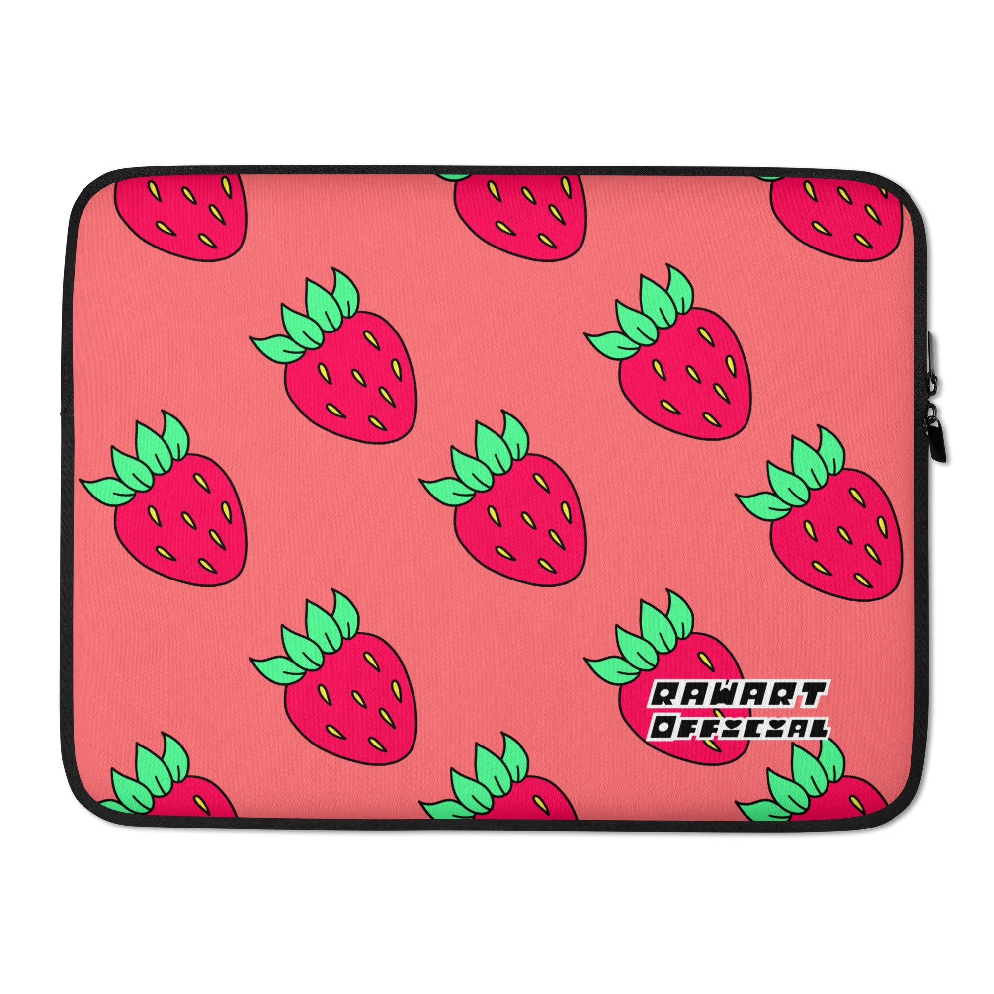 🍓✨ “Strawberry Dream” Laptop Sleeve │ Y2K Juicy Tech Case ✨🍓 - POP ARTIST @RAWARTOFFICIAL
