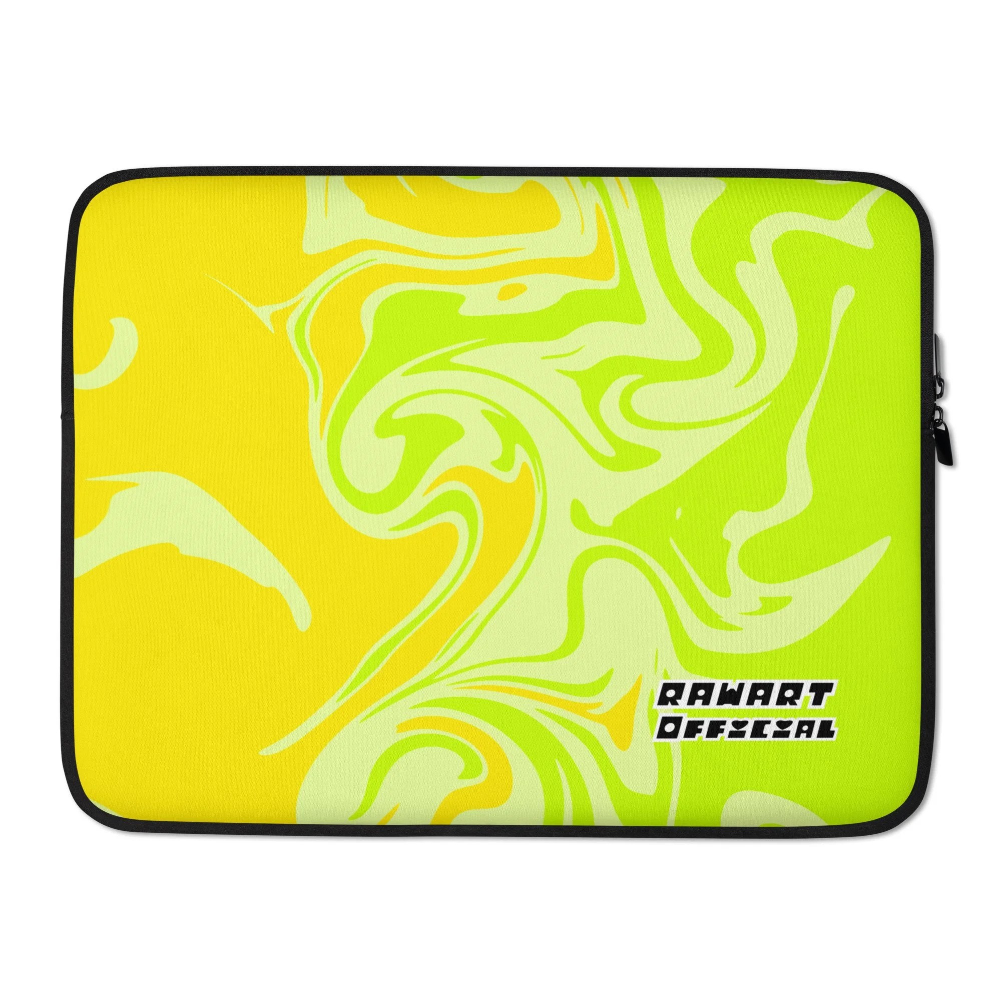 ๐ผ Spring Morning Swirl Laptop Sleeve | Neon Bloom Tech Armor by RAW ART Official - POP ARTIST @RAWARTOFFICIAL