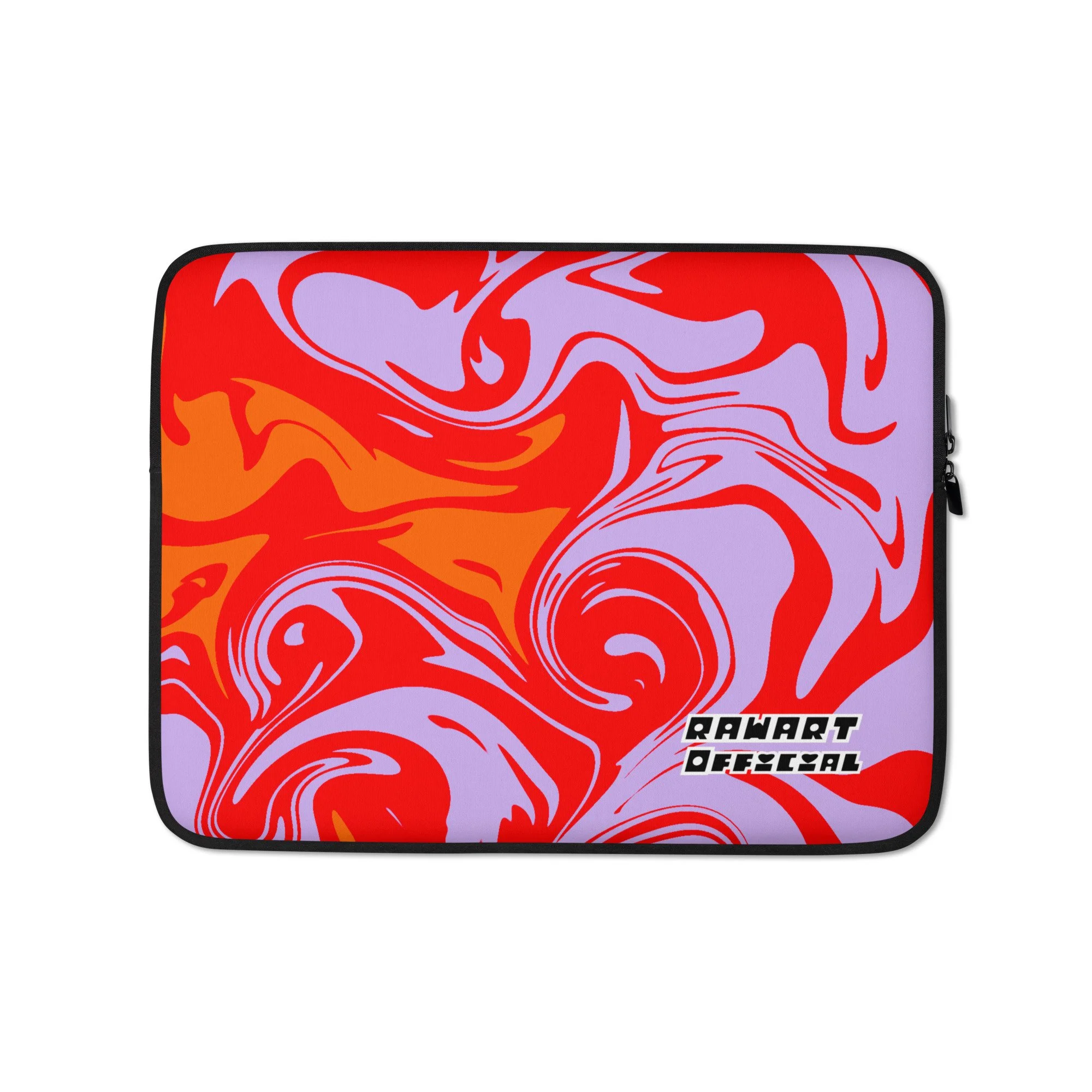 🔥 Summer Sunset Swirl Laptop Sleeve | Lava Lamp Core by RAW ART Official - POP ARTIST @RAWARTOFFICIAL