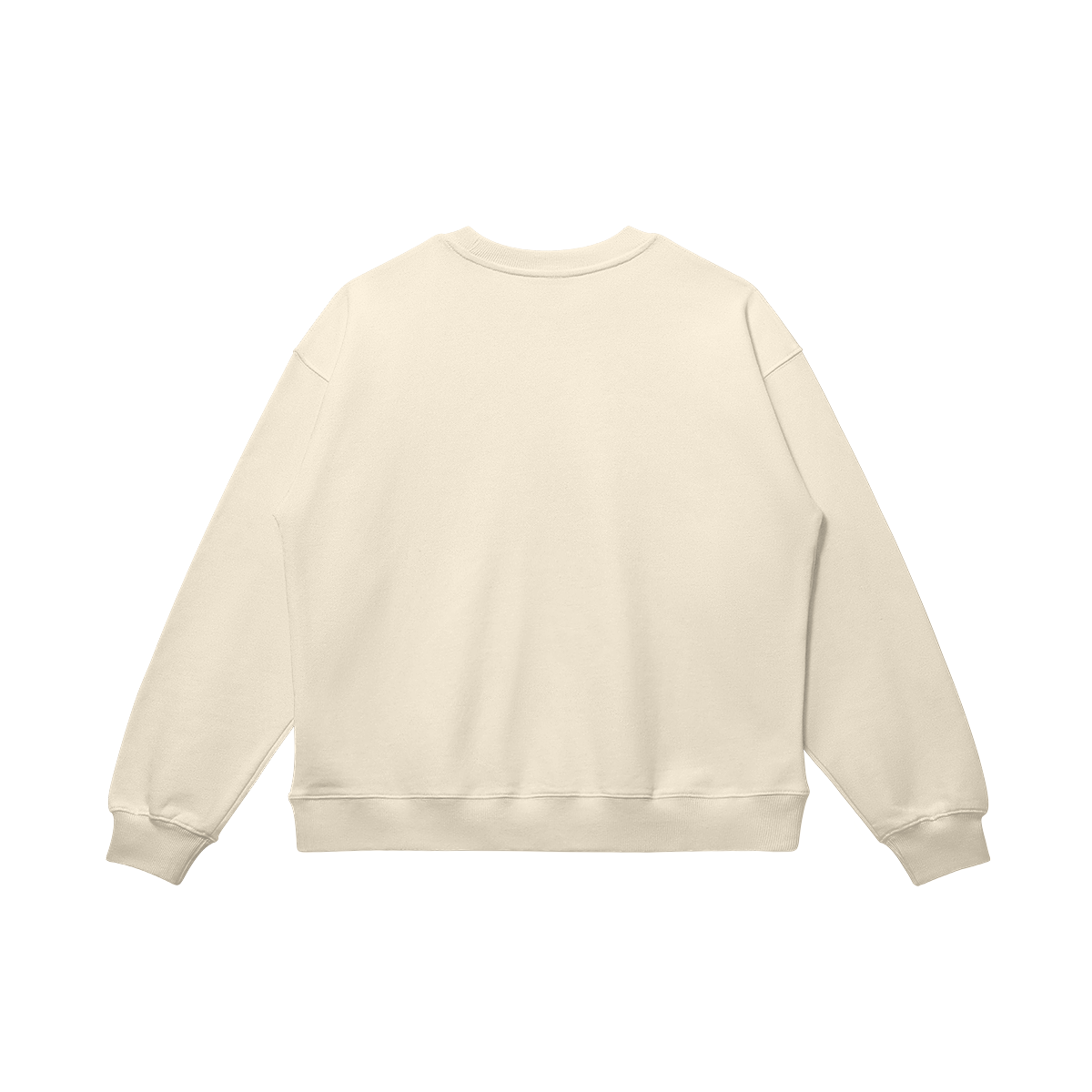 Girl Math Expert sweatshirt with retro flower cartoon holding calculator and bag, Y2K style on cream oversized crewneck