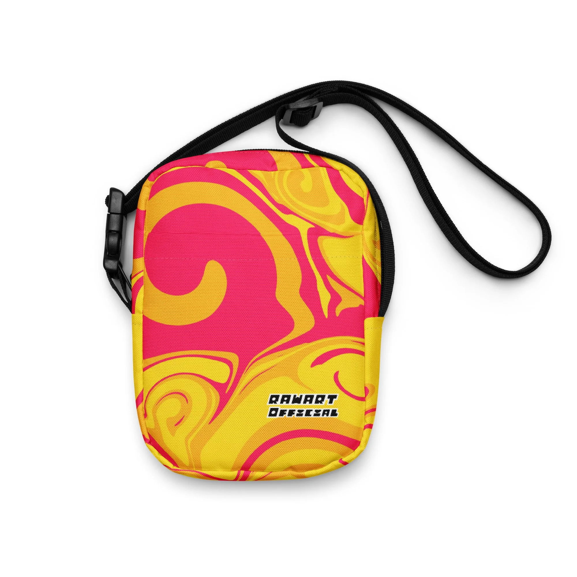 ππ Sherbet Swirl Utility Crossbody Bag | Y2K Neon Festival Crossbody Satchel β¨ - POP ARTIST @RAWARTOFFICIAL