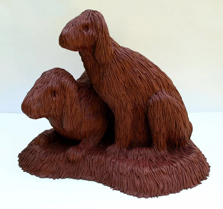 Carl D'Alvia "Lop-Lop" 2008, cast resin, 14” x 16” x 13”
