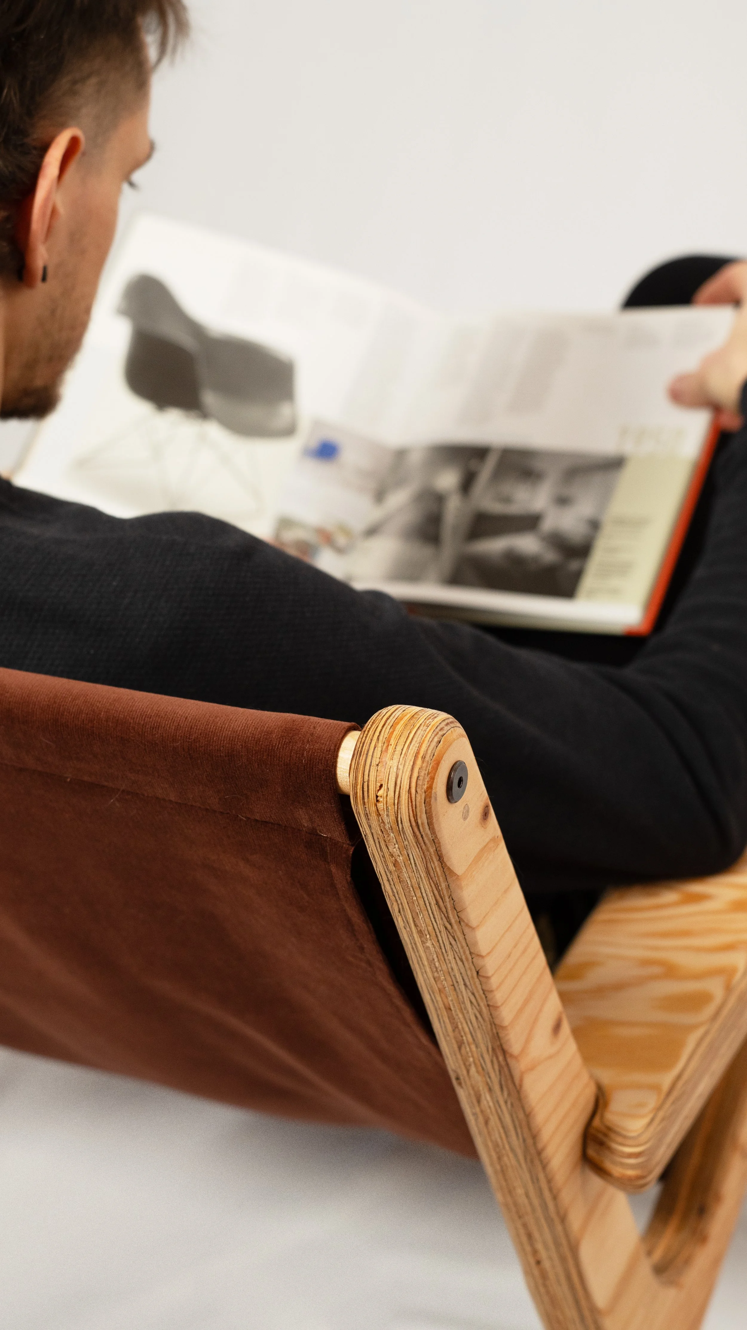 Lo.

Lo. is a boho sculptural plywood lounge chair designed and fabricated in-house in the Yukon, Canada using CNC precision and layered construction. Built from high-grade plywood and shaped with soft, rounded edges, it balances structural strength 