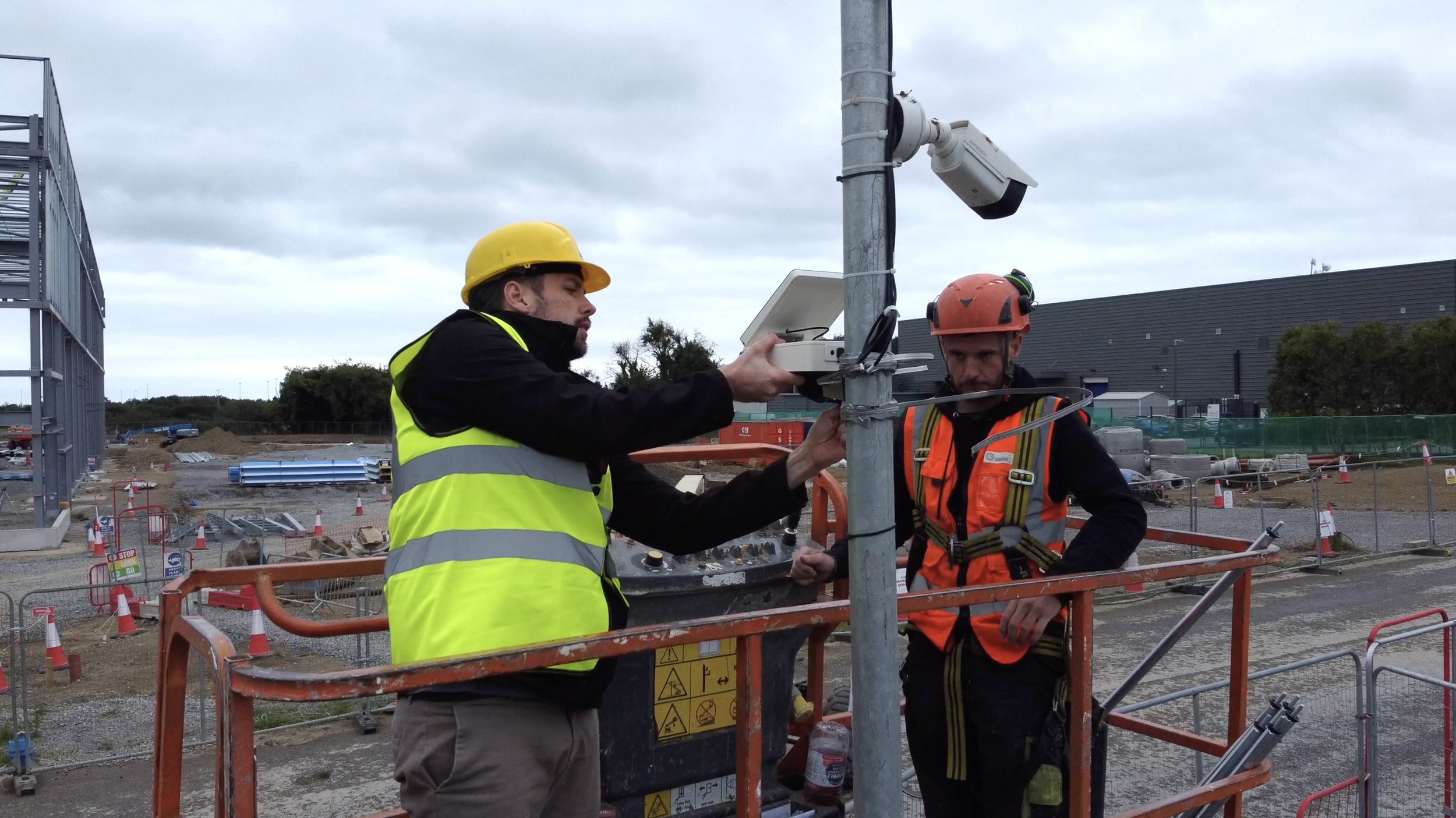 PCI Pharma Services construction progress video documenting pharmaceutical project works