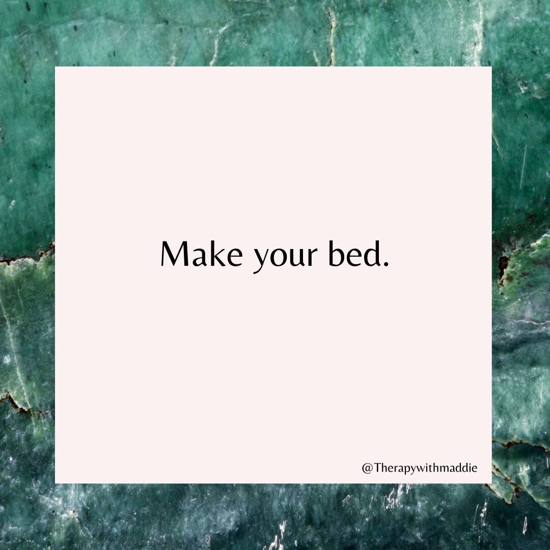 I was on my mat this morning with @michaelalbertii and he spoke about the importance of making your bed. It&rsquo;s funny because I was thinking about this today prior to coming to class. When we think about what helps us feel better and maintain a f