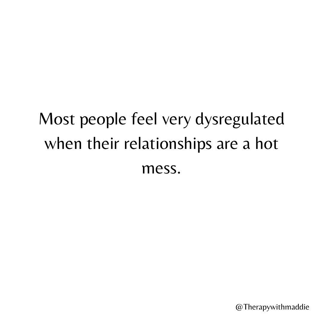 Most people I&rsquo;ve worked with have had at least one experience in their lives when it feels like all their relationships are falling apart. This is a *very* dysregulating experience for people. It can feel catastrophic, it can feel like a death.