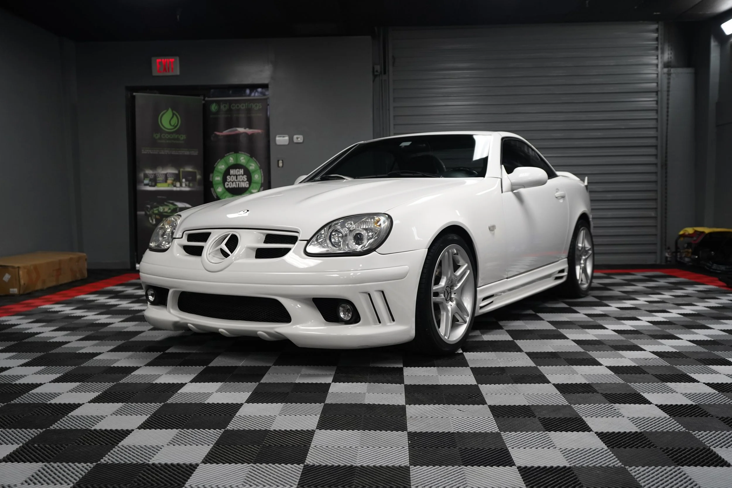 White Mercedes CLK230.JPG