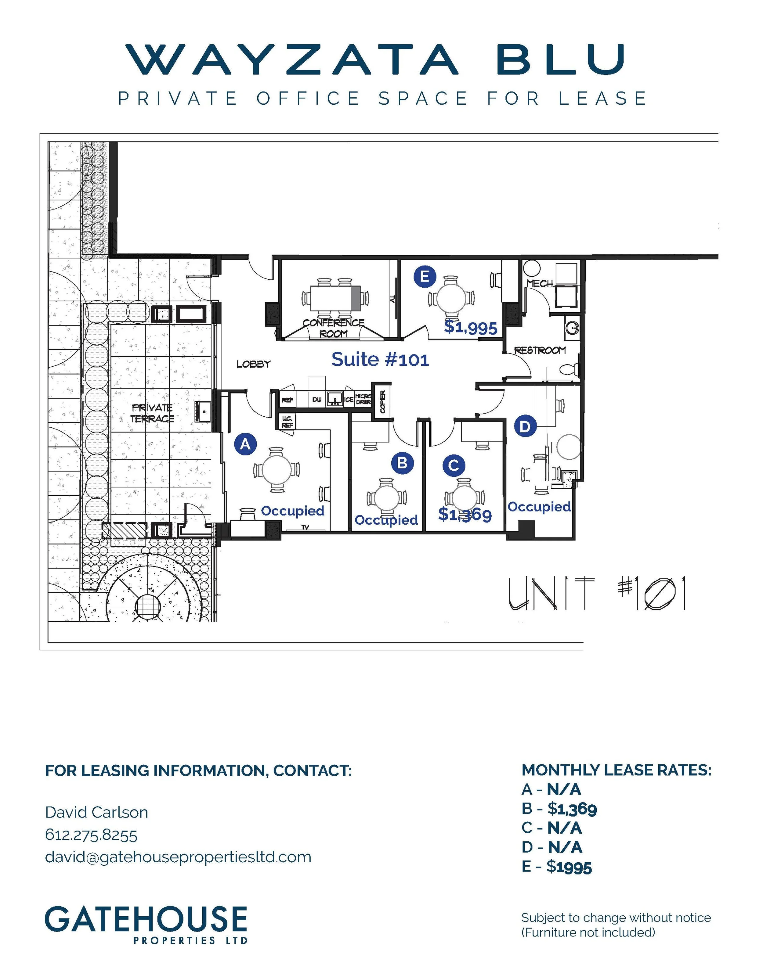 Wayzata Blu Offices — Gatehouse Properties LTD