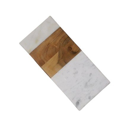 Marble Board & Cheese Knives Set