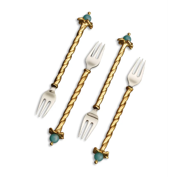 Venise Cocktail Fork Set 4