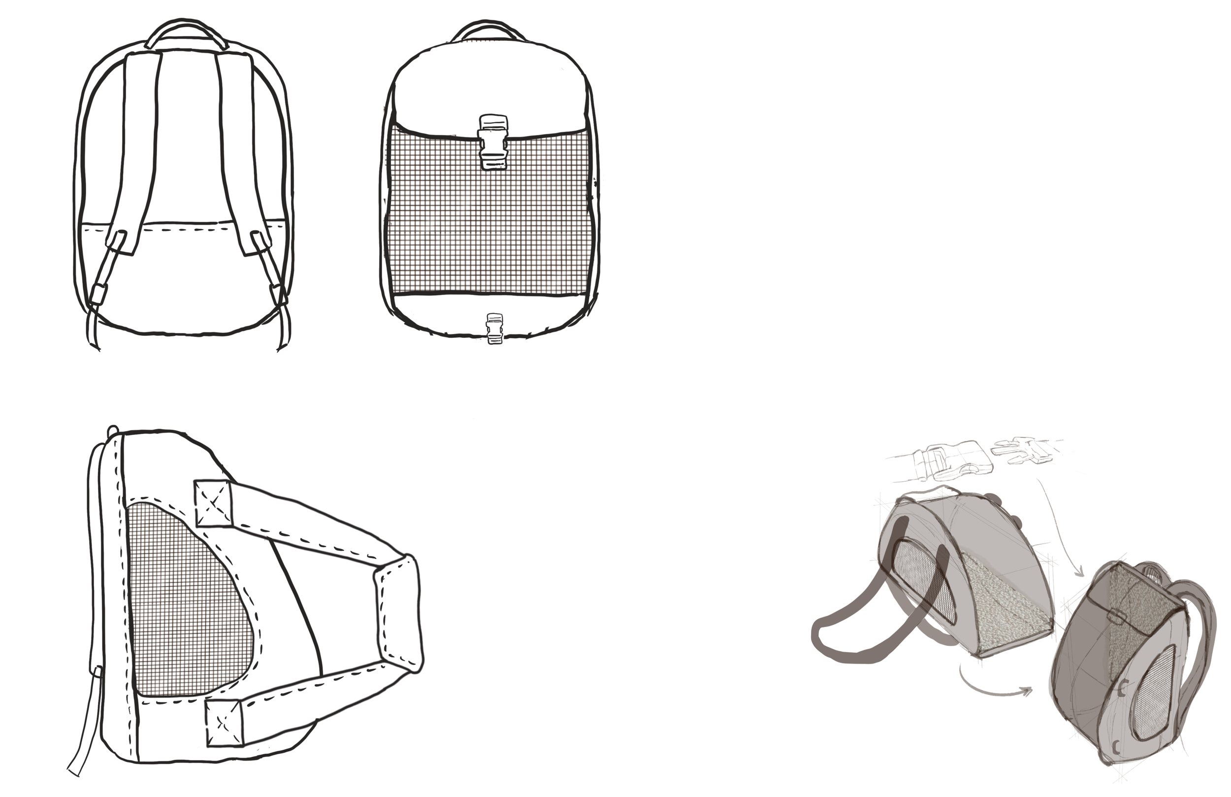 two-way carrying (backpack + carrier)