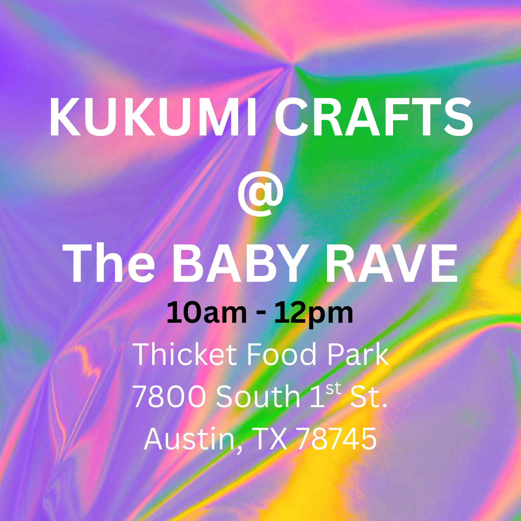Crafts @ The Baby Rave