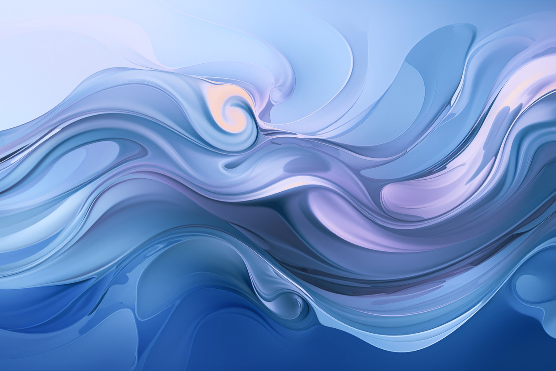 Abstract flowing forms representing guidance, growth, and learning through connection