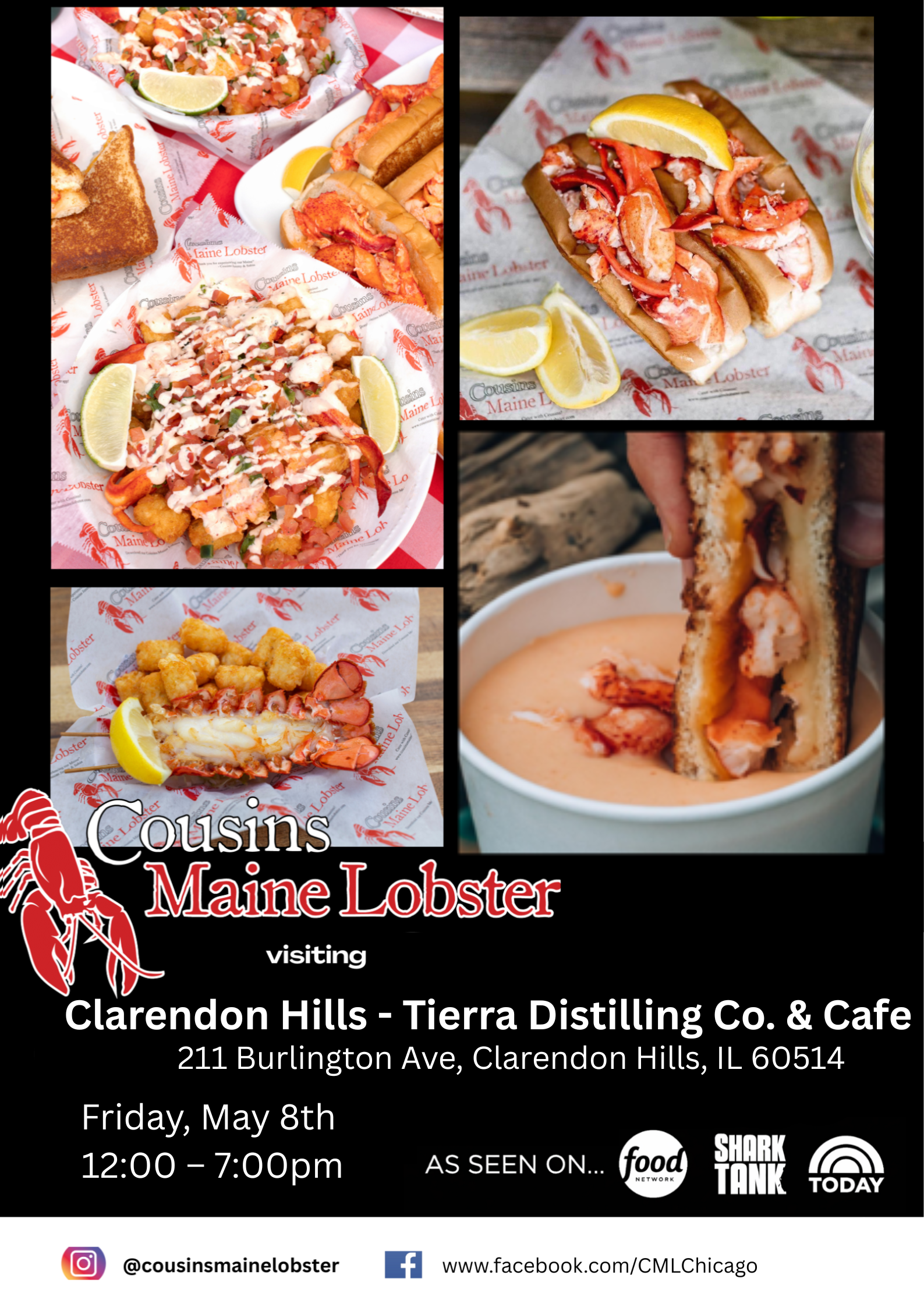 Mother's Day Lobster and Mimosas with Cousins Maine Lobster