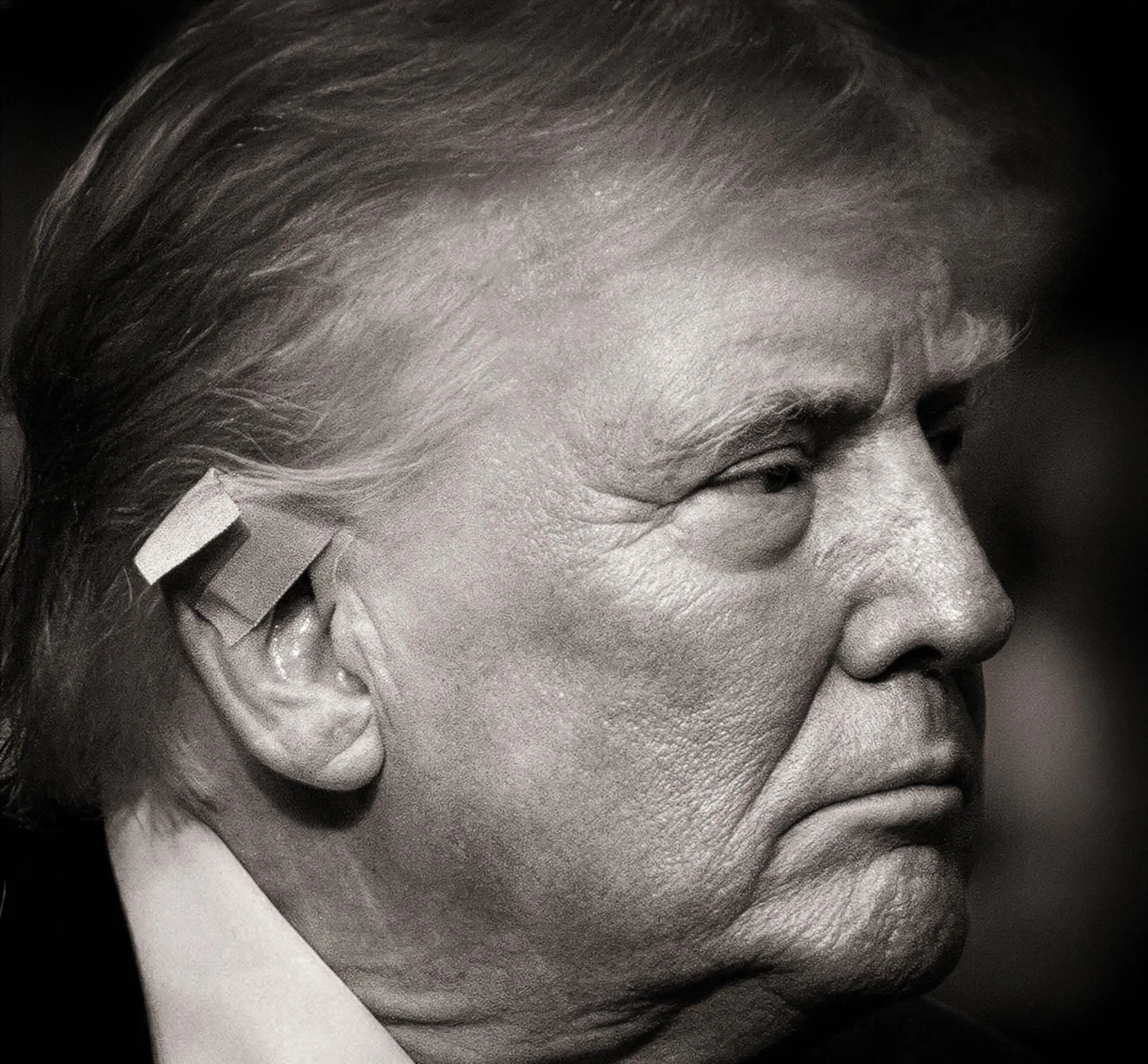 President Donald J. Trump with Bandaged Ear