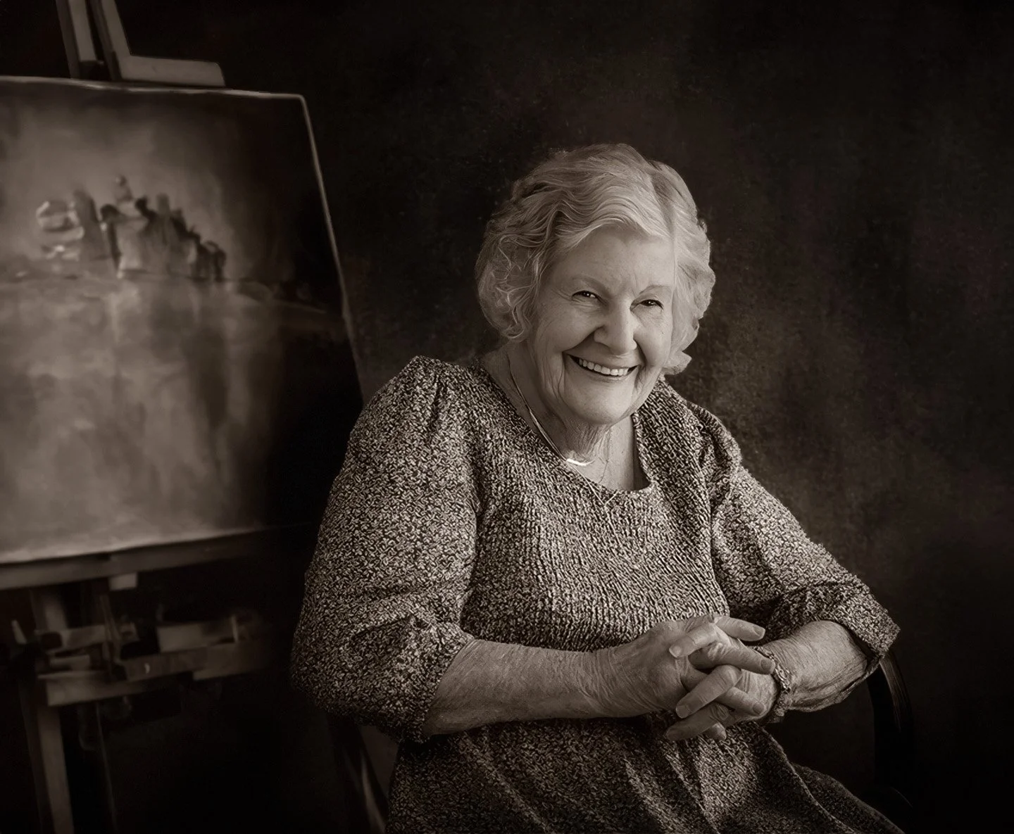 Portrait of a great grandmother in lansing Michigan.jpg