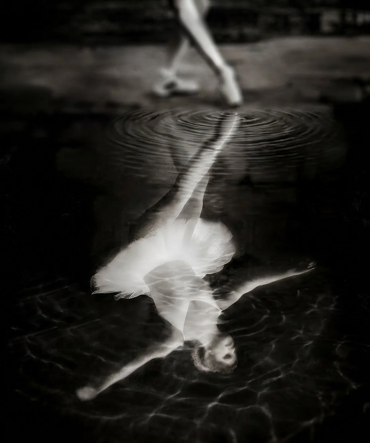 Ballerina reflected in water fine art portrait.jpg