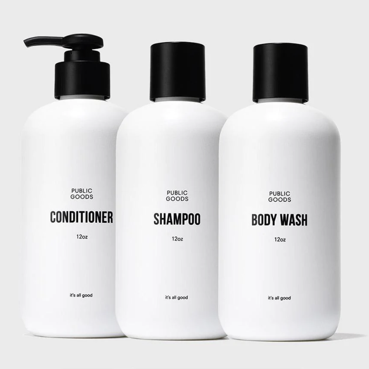 Conditioner, Shampoo, Body Wash