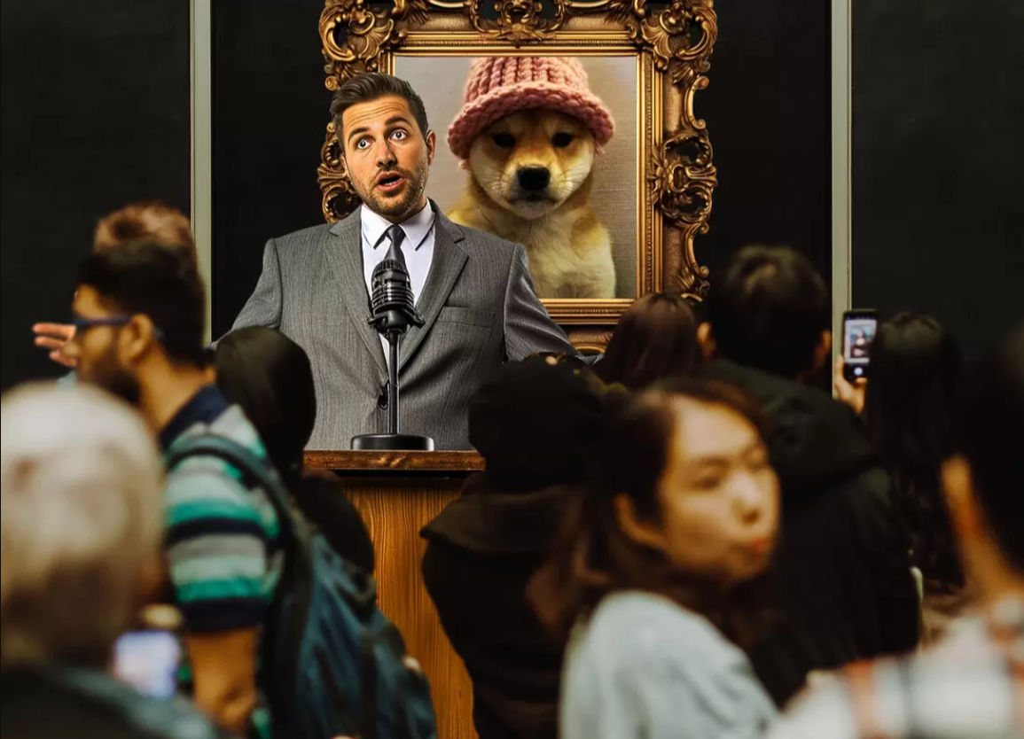 Memecoin Dogwifhat Photo Sells for $4.3M in NFT Auction