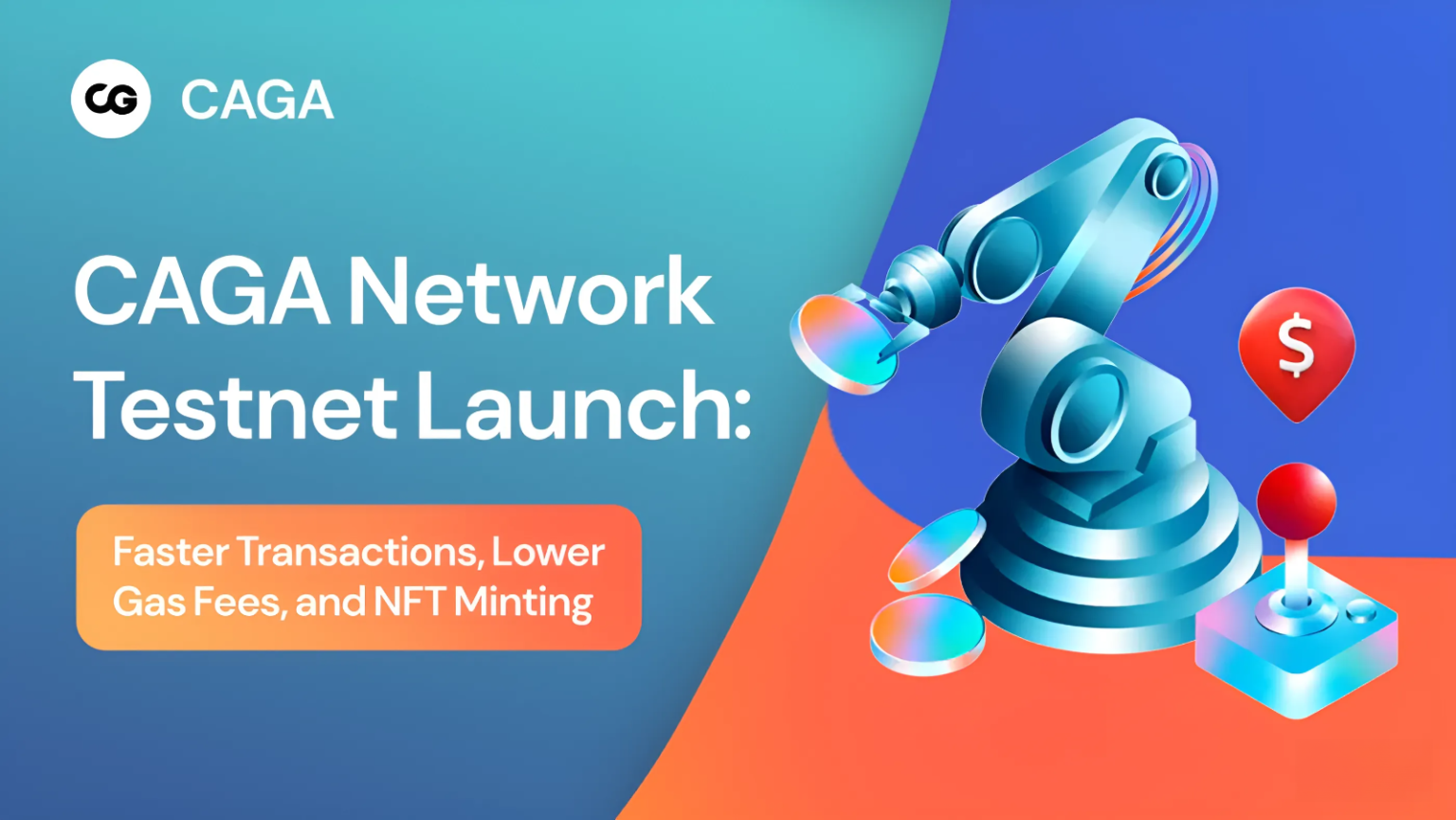CAGA Crypto Launches Testnet with Unique Gas Fee Integration and NFT Minting