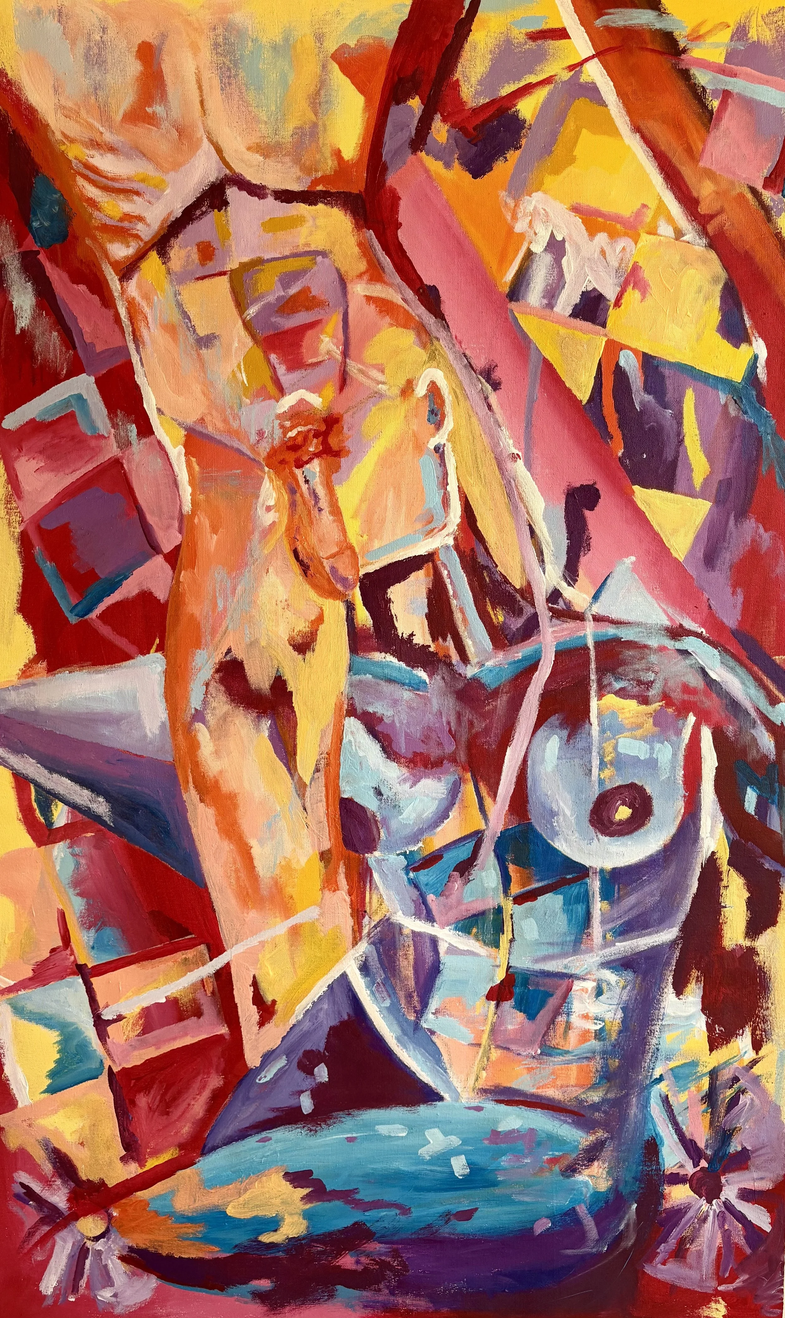  Ryan's Belt  
2024 
32 x 52 inches 
Acrylic on Canvas 