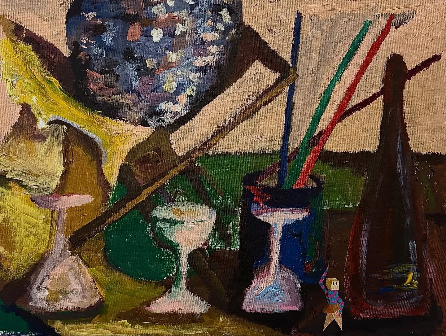 Title: lost in an antique store

Dimensions: 16 in by 20 in