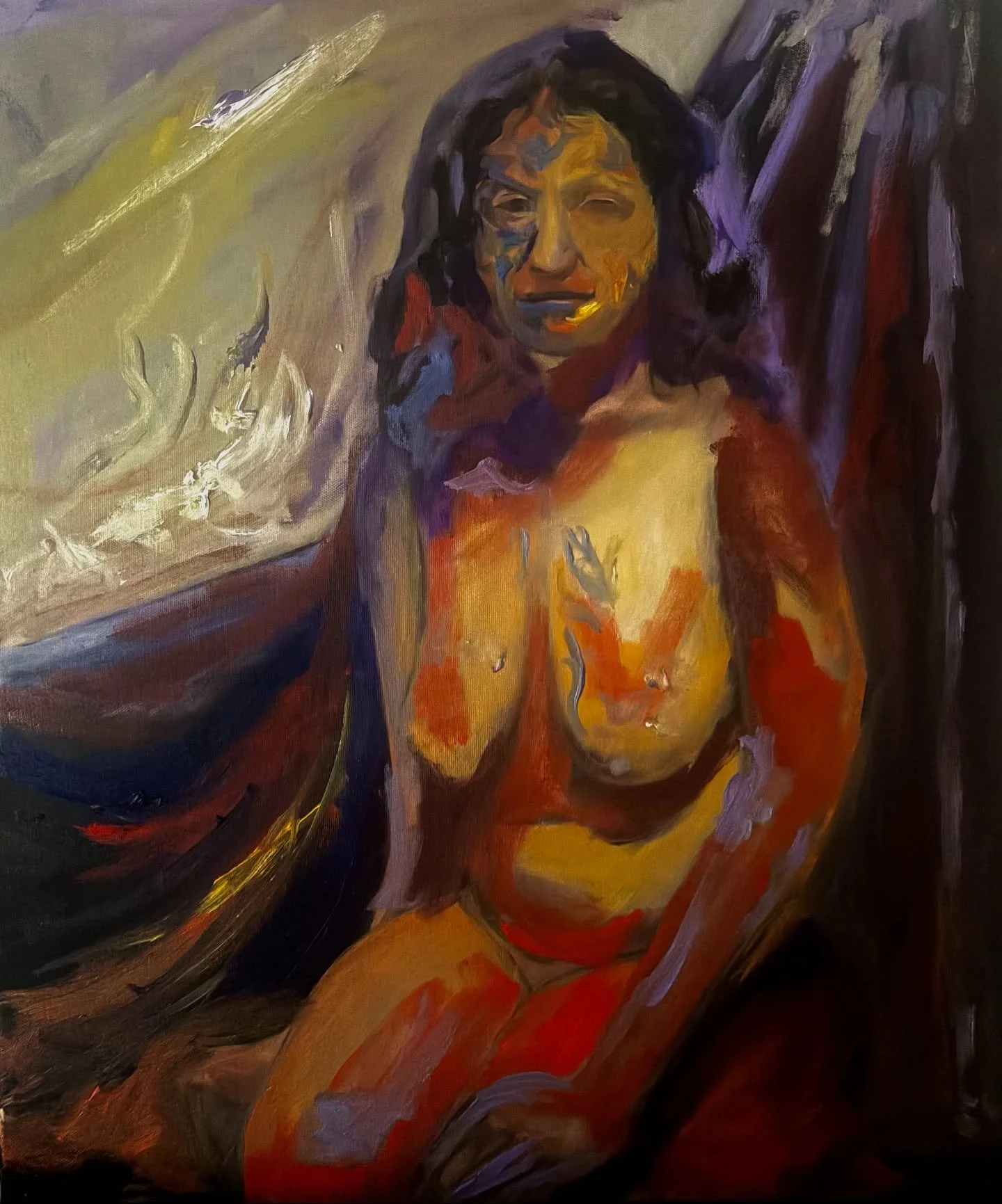 So I painted this piece this morning &mdash; it&rsquo;s totally different from my usual work, but I was in a rush and finished it quickly. Funny enough, I ended up absolutely falling in love with it.

I&rsquo;d love to take full credit, but I can&rsq