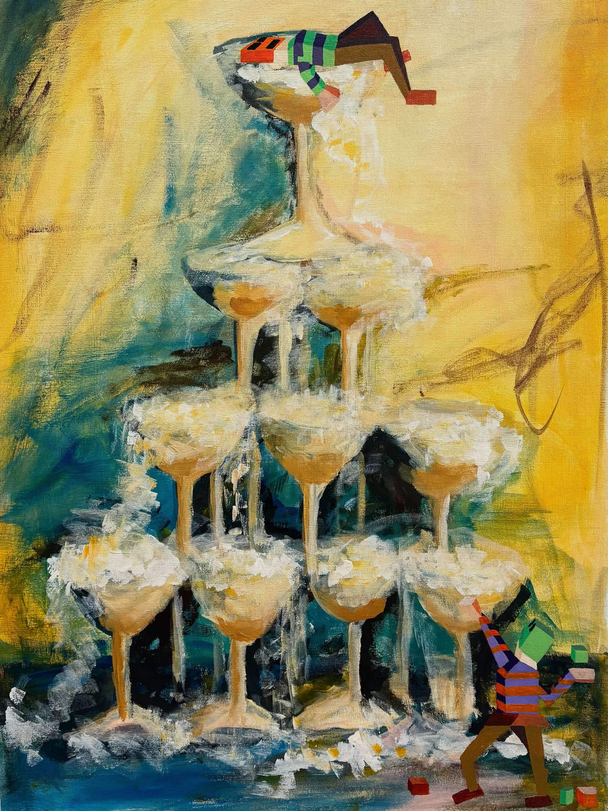  Champagne Problems   
2025 
24 x 36 inches 
Acrylic on Canvas 