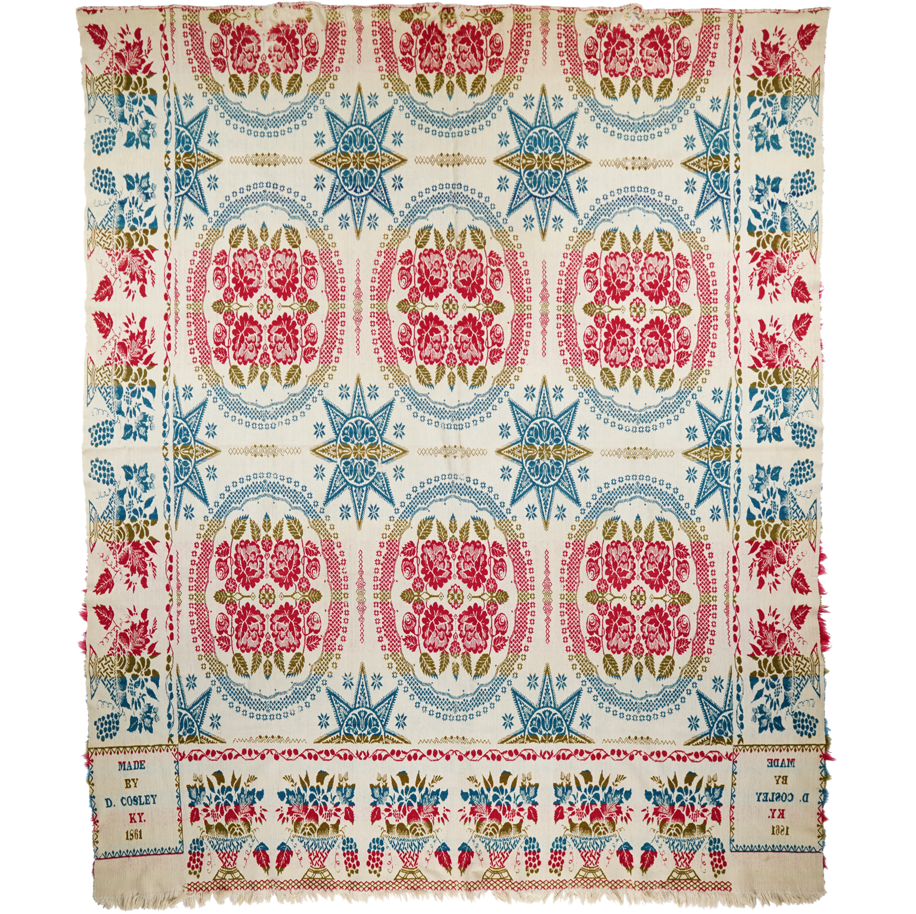 Collection of John & Janet Simmermaker, the "Nationals" (mostly non-Indiana coverlets)