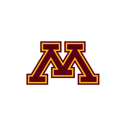 The University of Minnesota logo with a maroon and gold letter M on a white background.