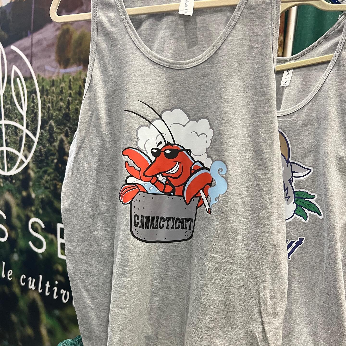 We got some new merch up on the website, our newest friend Red the lobster 🦞like the rest of the Cannacticut Crew this lobster stays baked. Grab Red and our Lobster Baked tank tops while supplies last. There&rsquo;s only 50 (well 47 now) and they&rs