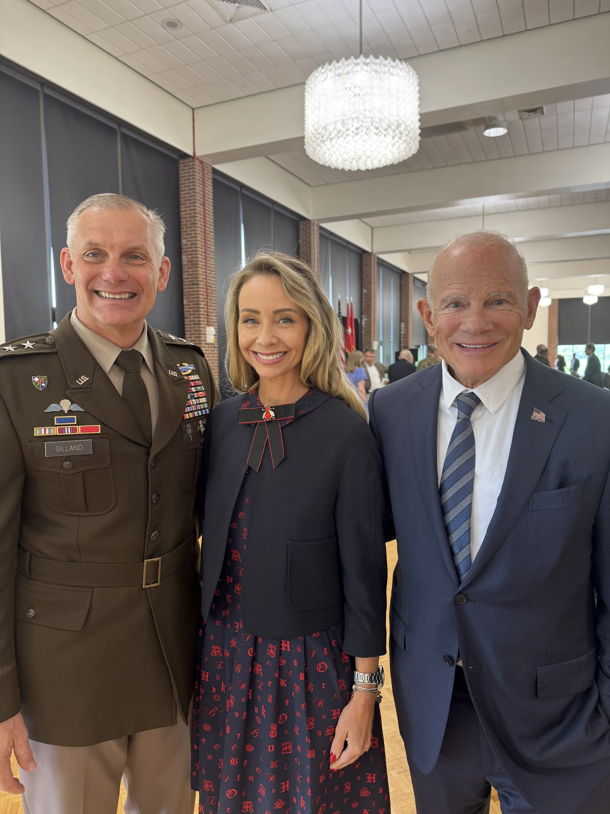 The Roedys with West Point Superintendent LTG Steven Gilland
