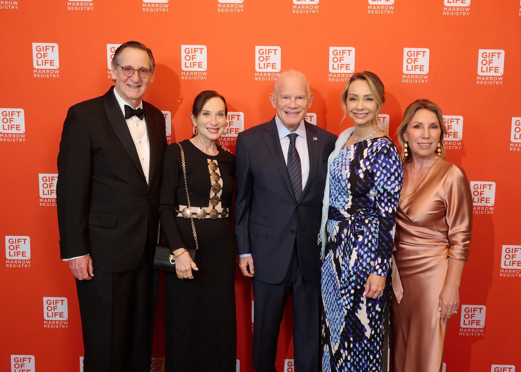 Bill and Alex with good friends Lisa Wennick, Alan Weisburg and his wife Denise at the Gift of Life Bone Marrow Registry's annual gala in October 2025 in Miami Beach, FL.