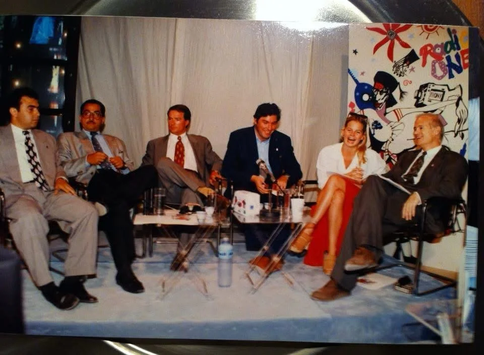 Lebanon, 1993, with Marc Conneely and VJ Rebecca Deruvo