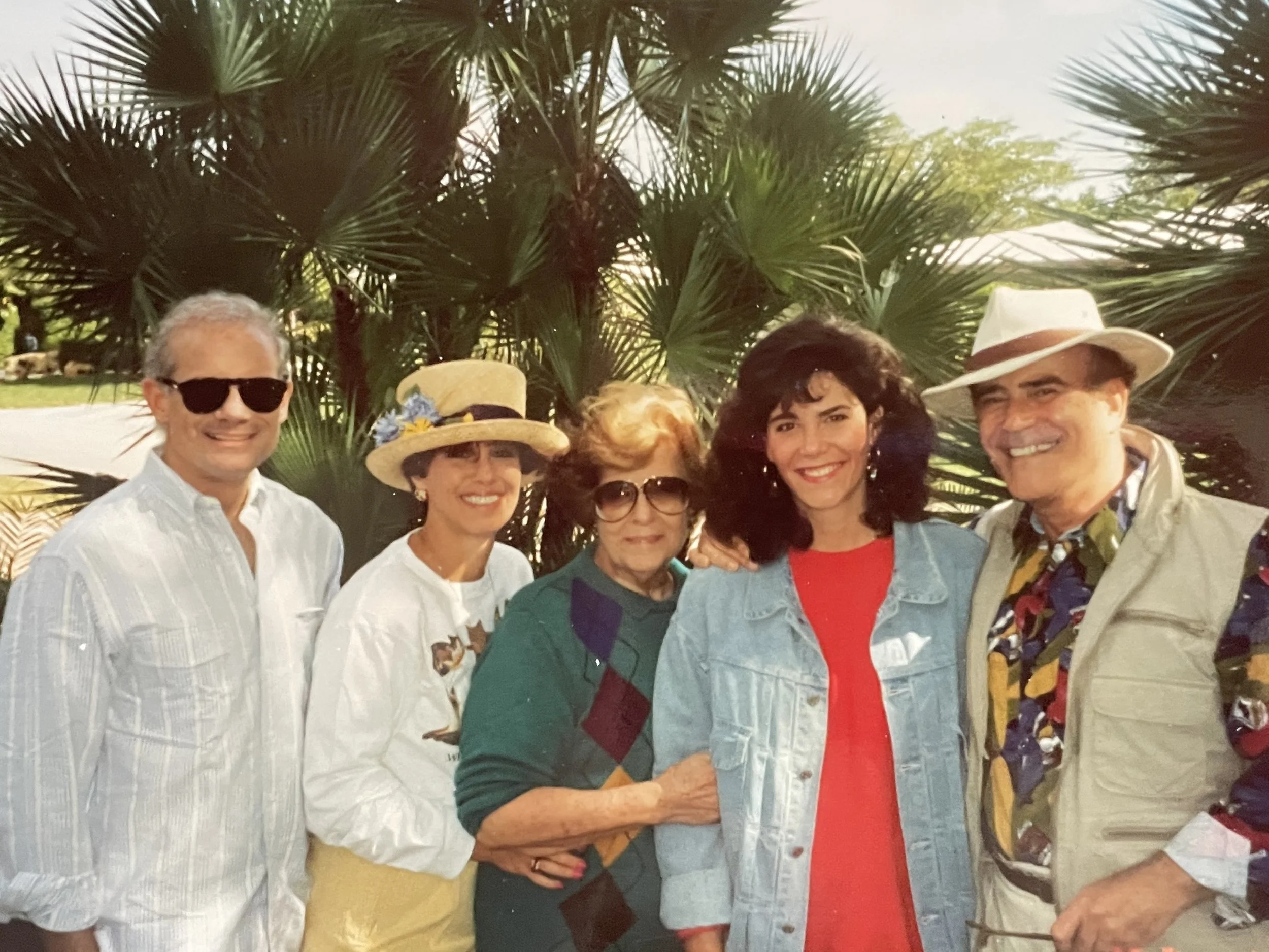 Bill with his sister Peggy, mother Maxine, niece Lauren, and late brother in law, Bart Behar