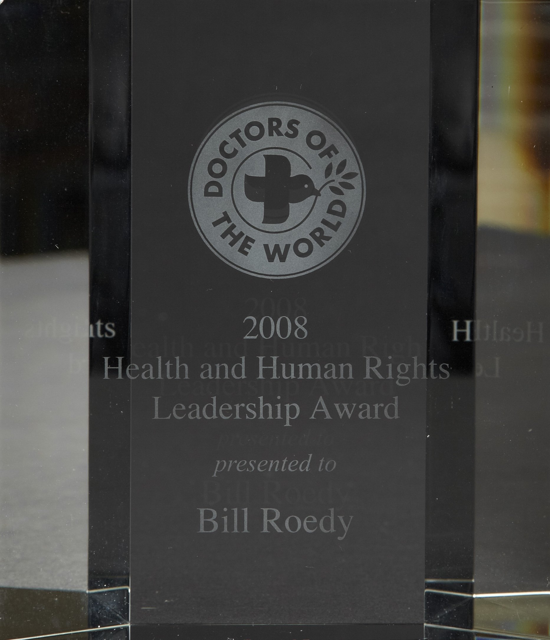 2008 Doctors of the World Health and Human Rights Leadership Award
