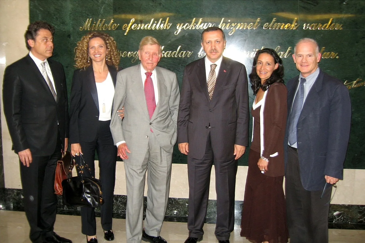 Meeting with President of Turkey, Recep Tayyip Erdoğan, for the MTV Turkey launch