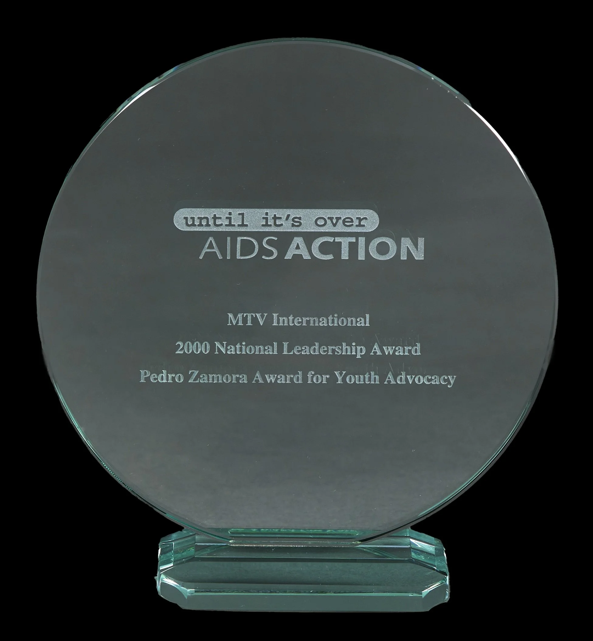 2000 MTV National Leadership Pedro Zamora Award for Youth Advocacy