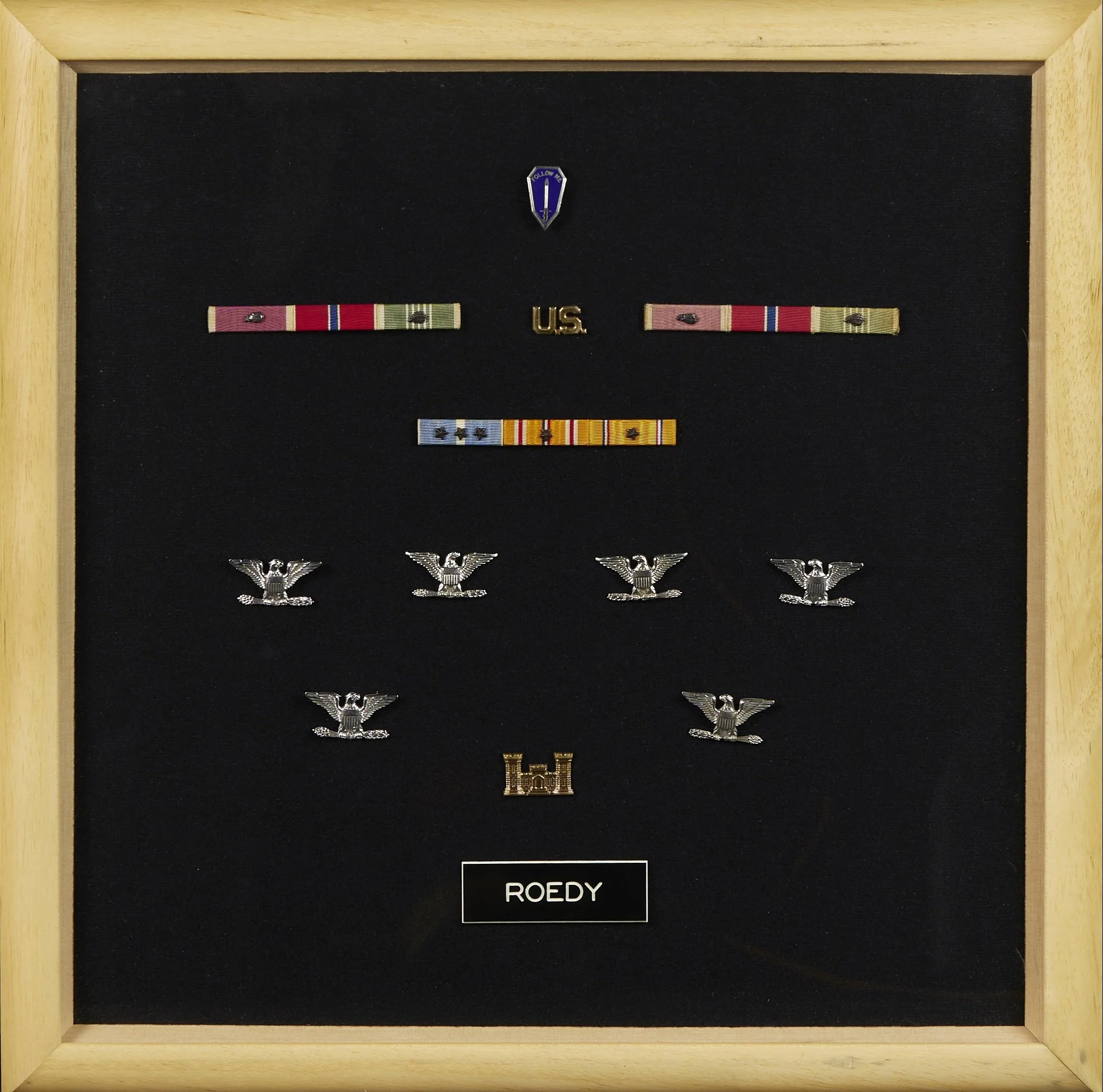 Bill's military decorations from his 7 years of military service