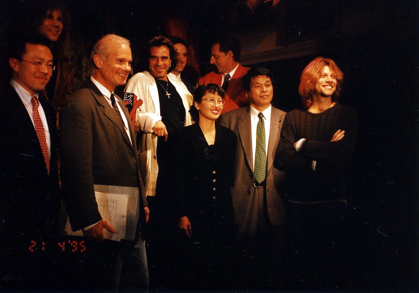 Bon Jovi, MTV Taiwan launch in 1995. Our 1st Asia launch!