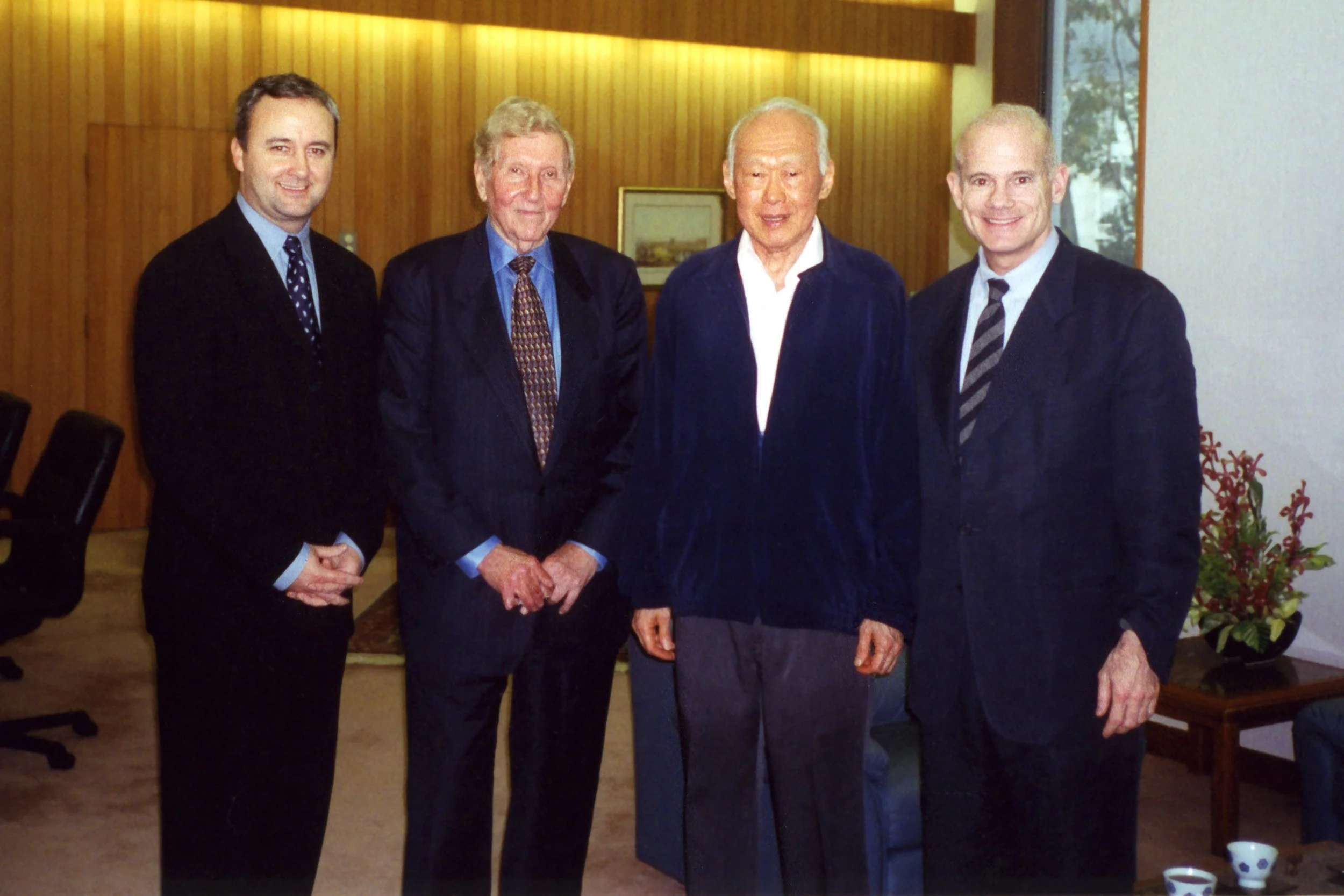Lee Kuan Yew, then Senior Minister of Singapore