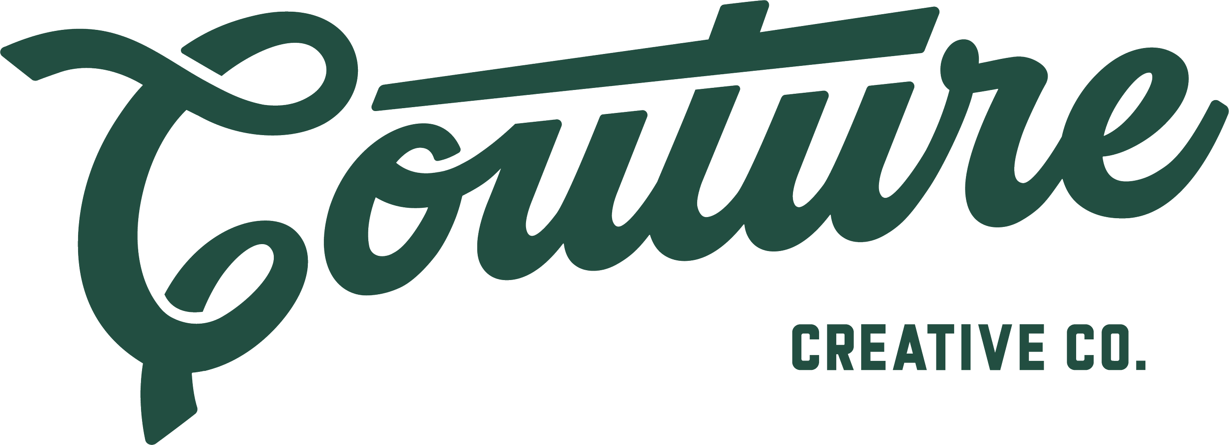 Logo for Creative Co. with the words "Creative" in large cursive font and "Co." in smaller uppercase letters underneath.