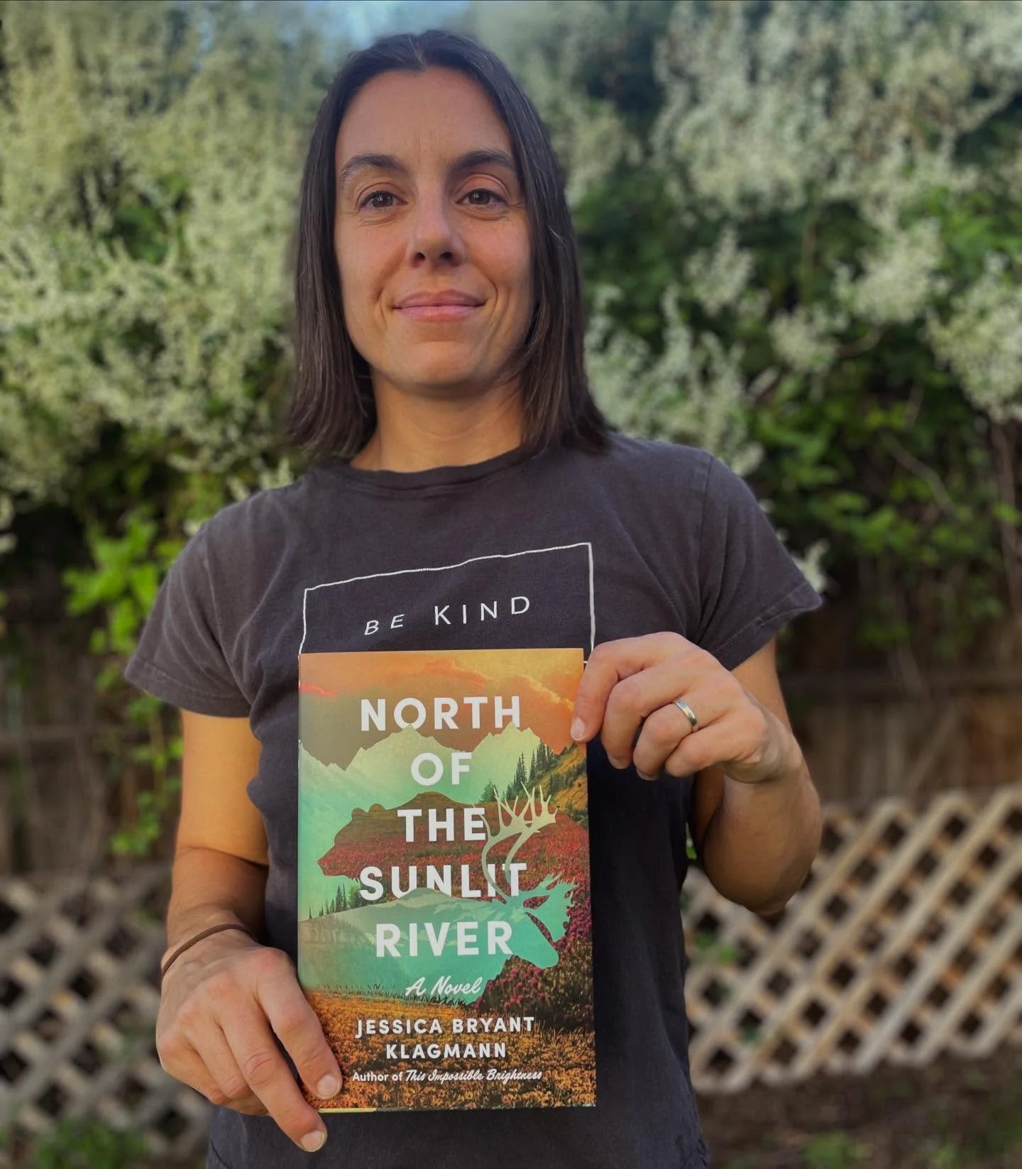It&rsquo;s pub day for NORTH OF THE SUNLIT RIVER! 

Having this book out in the world is&hellip; what a whole bunch of emotions. @jmcgowanbks and I have been on a JOURNEY with this novel. Some might say the idea of it is what brought our literary pat