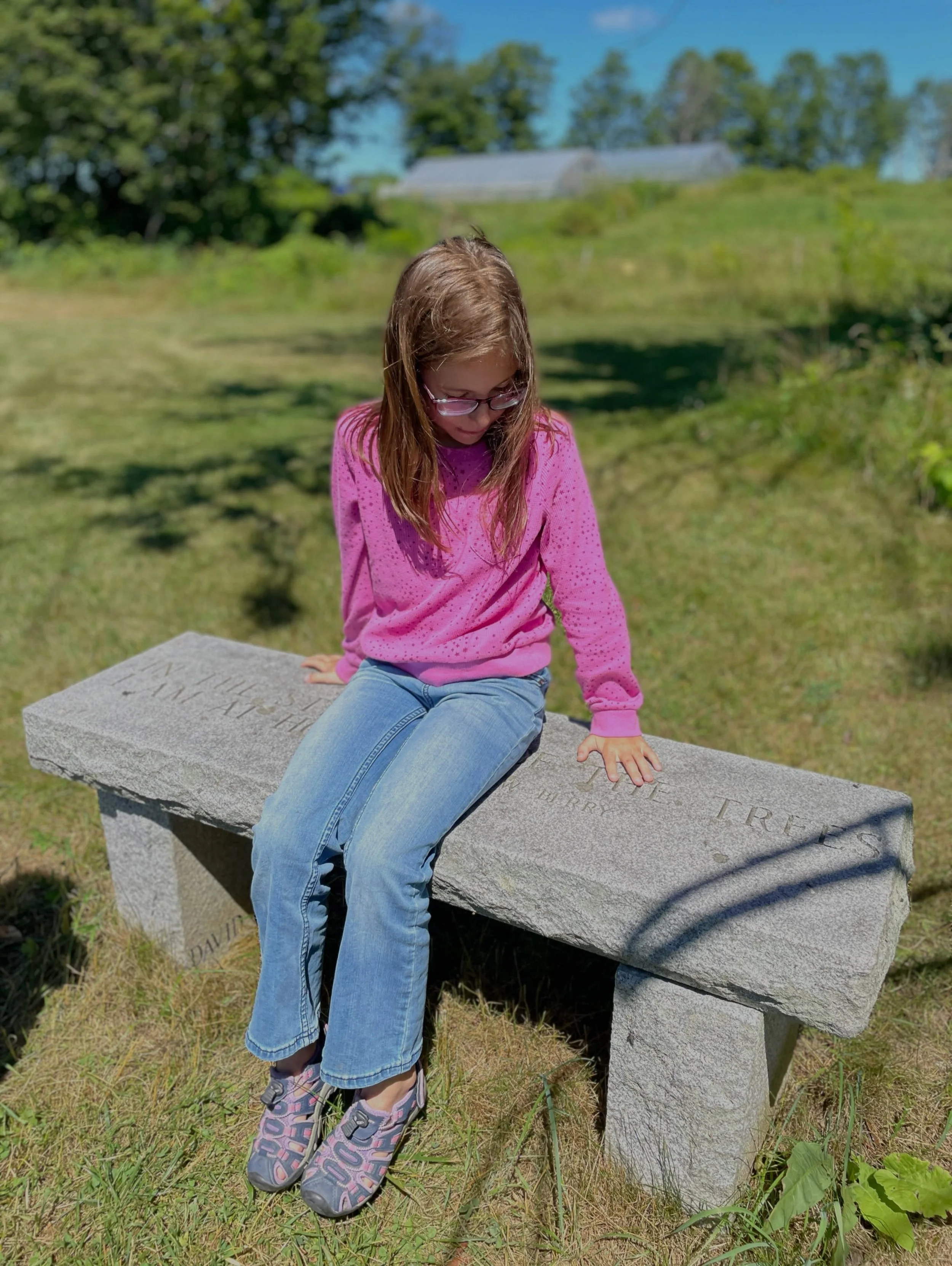 My dad adored Wendell Berry. So much so that his words are carved into the granite bench we had made for Dad at Canterbury Shaker Village, up in the field, with the view of the gardens he loved most. Another legend gone today, and I think he would ha